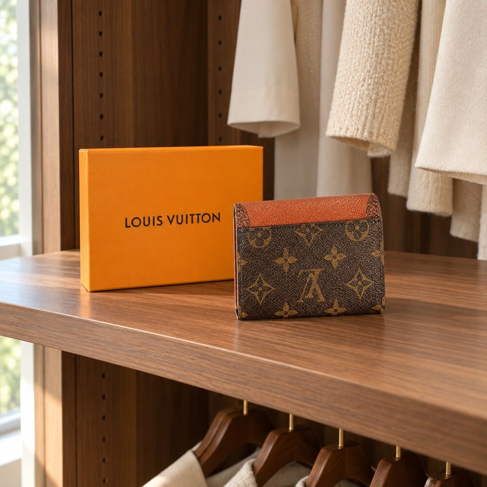 Louis Vuitton Monogram Giant Reverse Envelope Card Holder - Picture 5 of 6